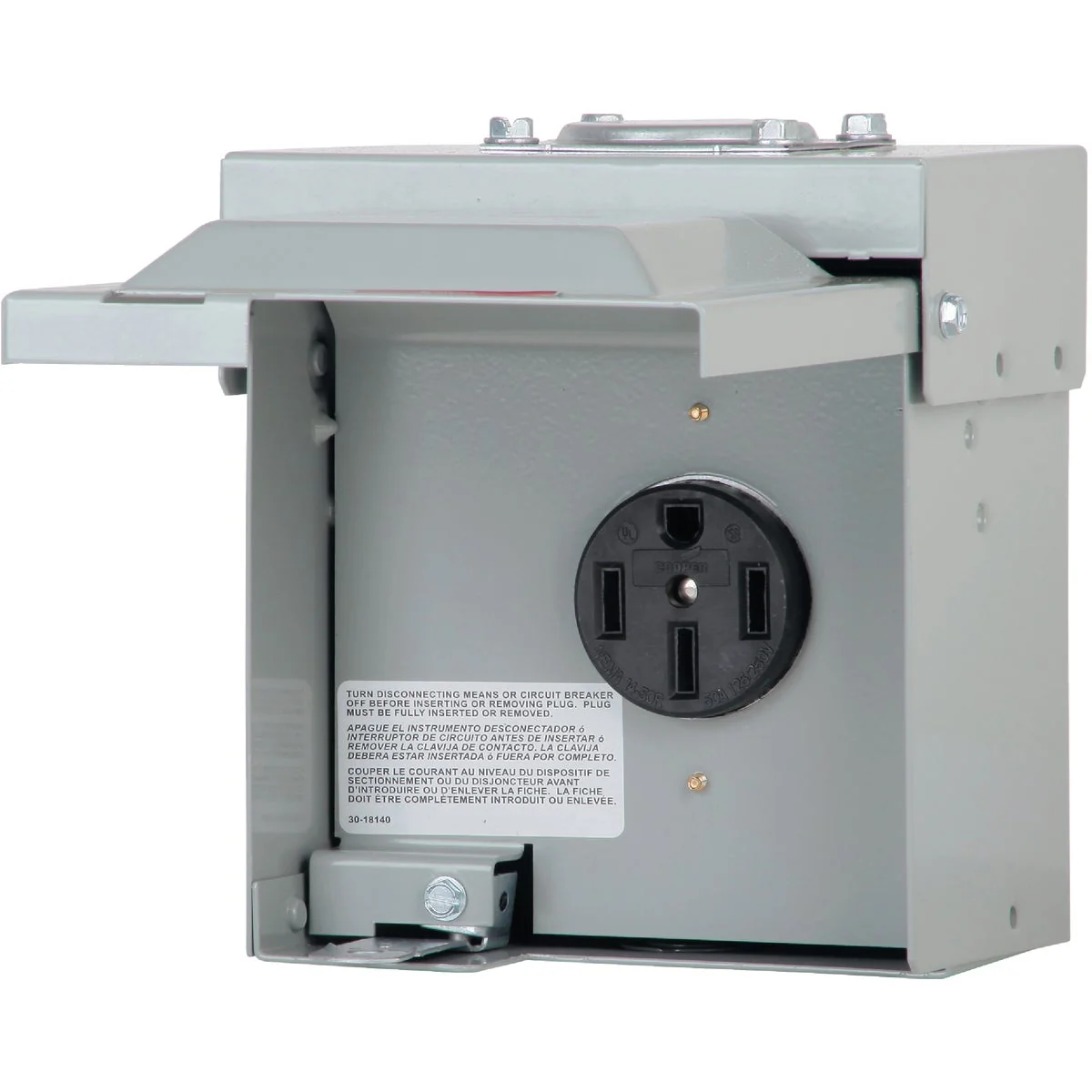 Selected Eaton 50A NEMA 14-50R 125V 250V RV Utility Power Outlet Flexible