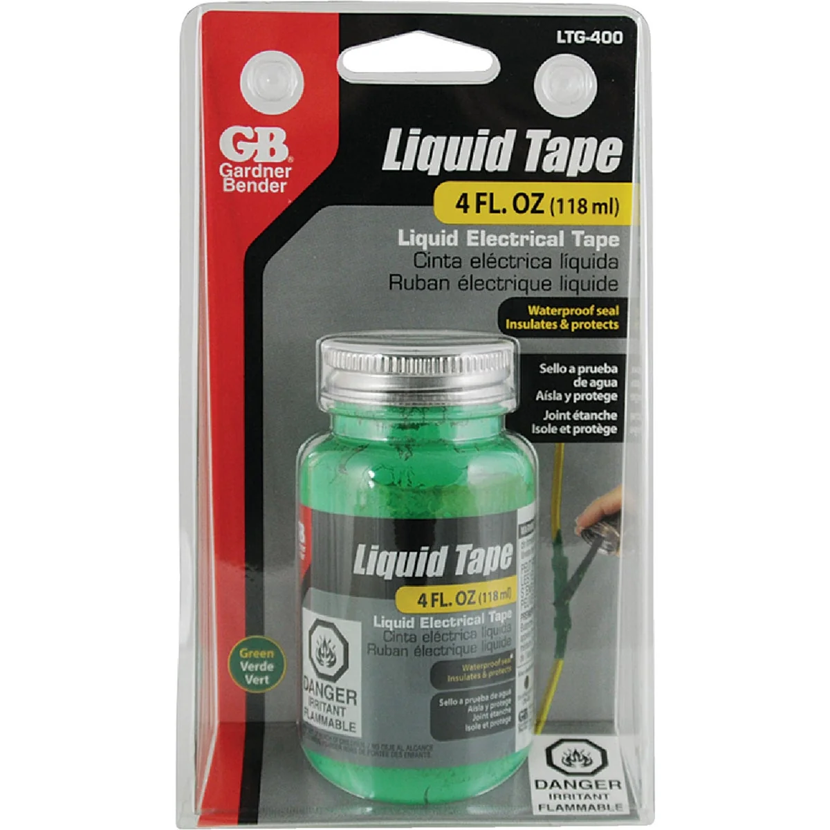 Healthy Gardner Bender 4 Oz. Green Electrical Liquid Tape Functional