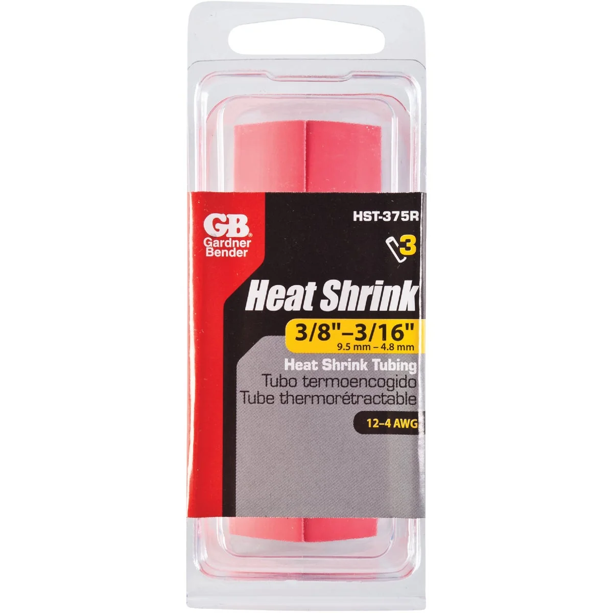 Pure Gardner Bender Thin-Wall Polyolefin 3 8 In. x 4 In. Heat Shrink Tubing Casual