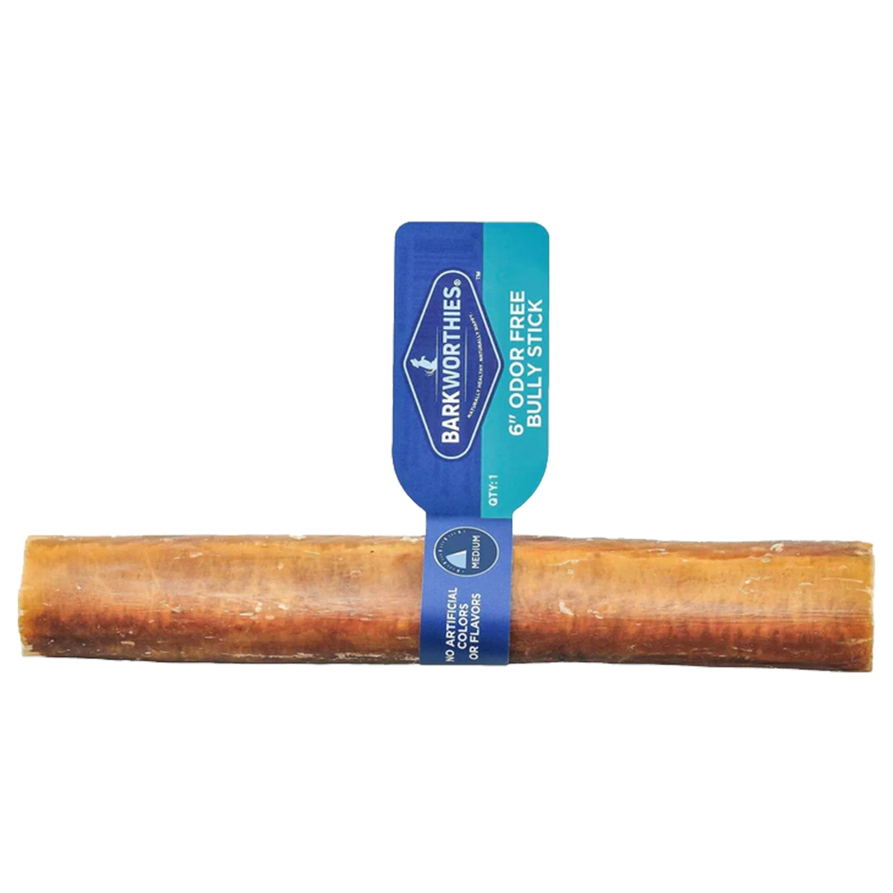 Powerful Barkworthies 6 Odor Bully Stick Dog Chews Premium Material