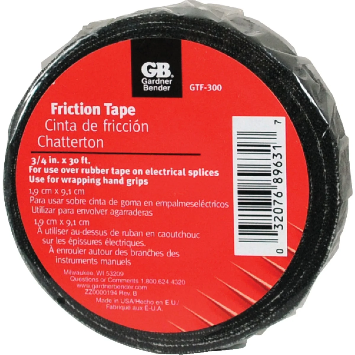 Smooth Gardner Bender 3 4 In. x 30 Ft. 15 Mil Friction Tape High-End