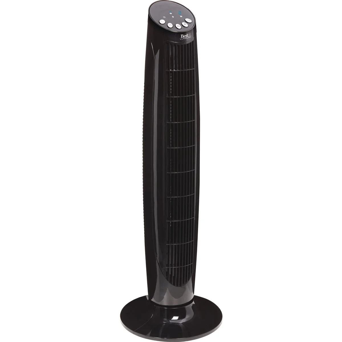 Specialty Comfort 36 In. 3-Speed Black Tower Fan Reliable