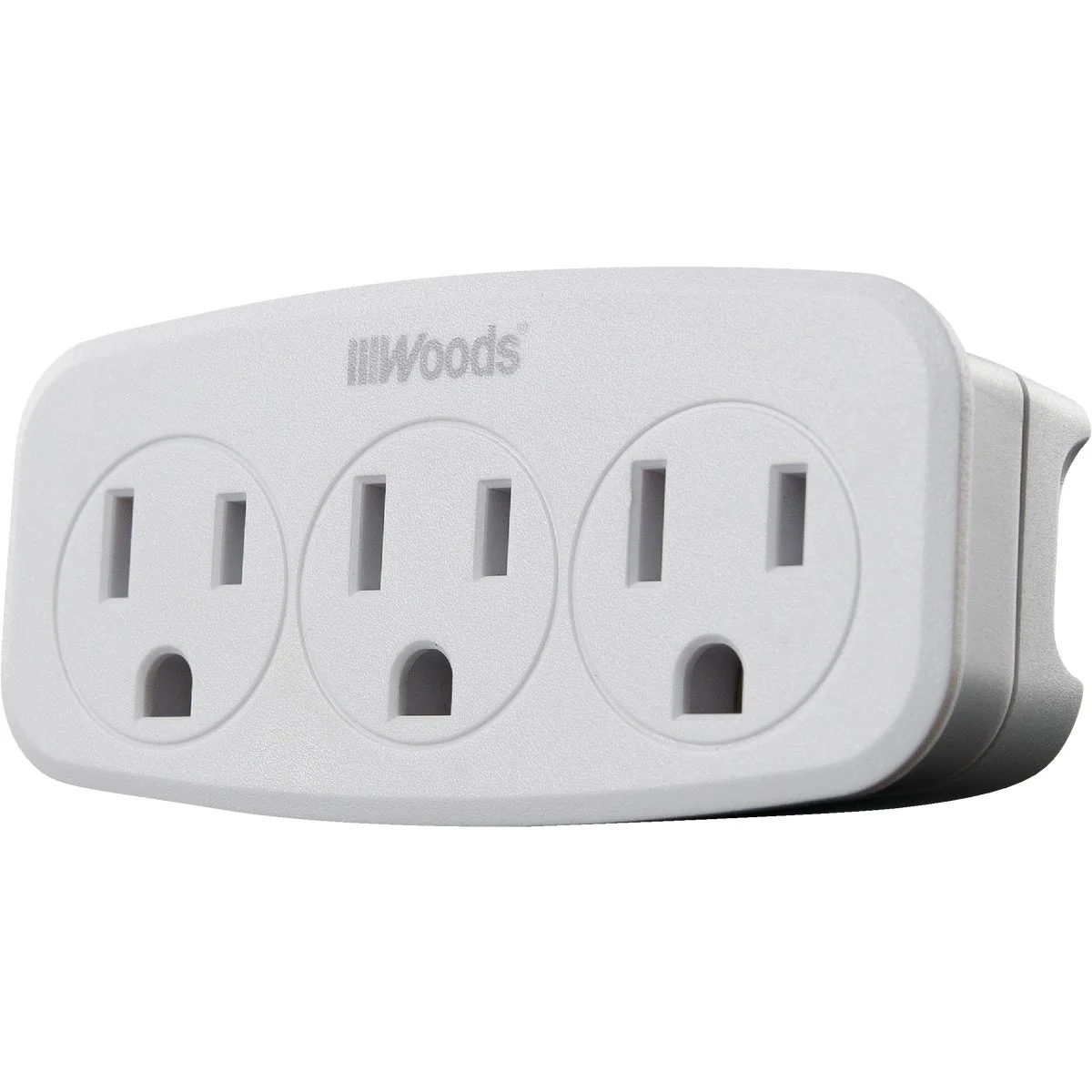 Traditional Woods White 15A 3-Outlet Tap Professional
