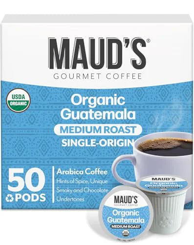 Detailed Organic Single Origin Guatemalan Coffee Pods 50 Count High-End