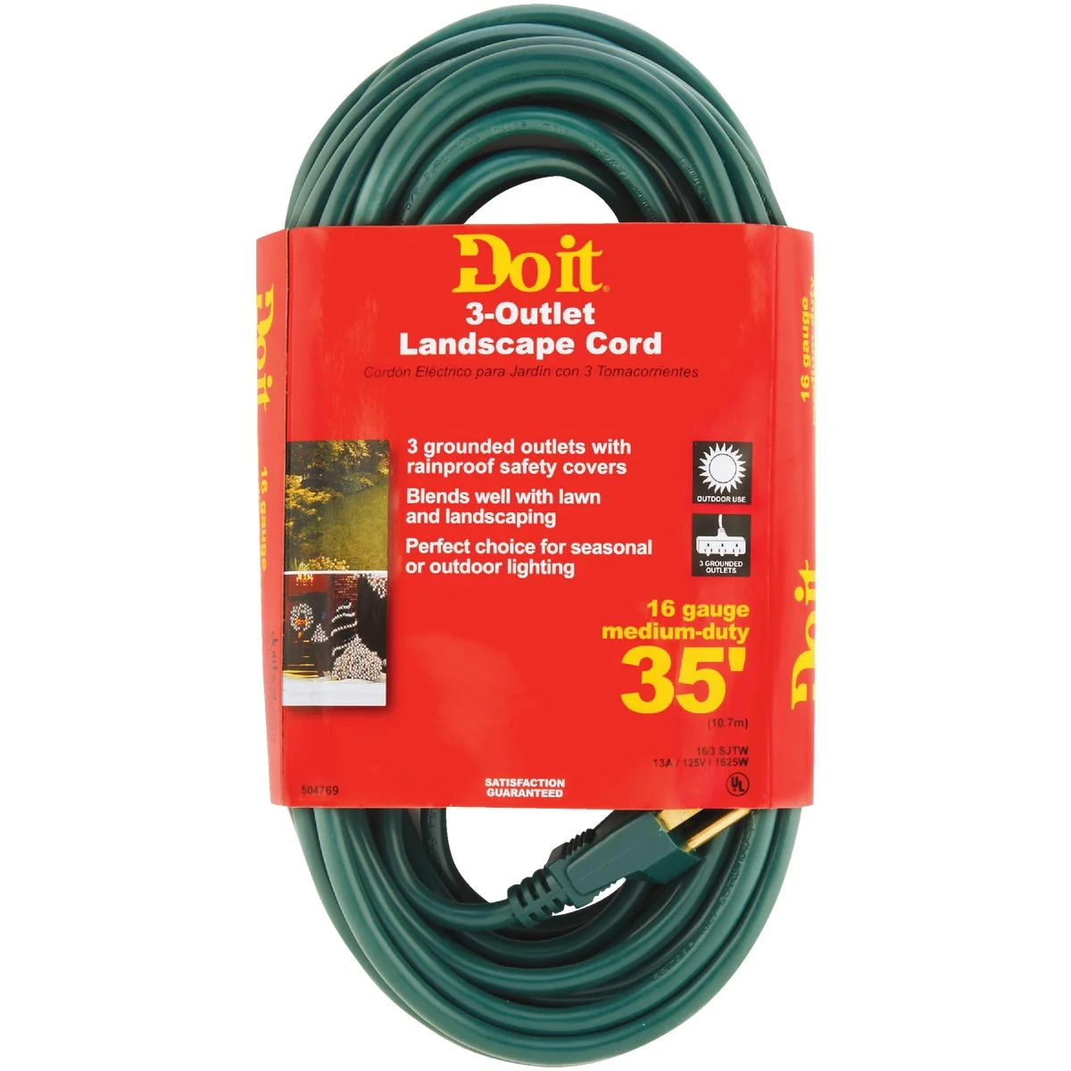 Unique Do it 35 Ft. 16 3 Medium-Duty Extension Cord Advanced