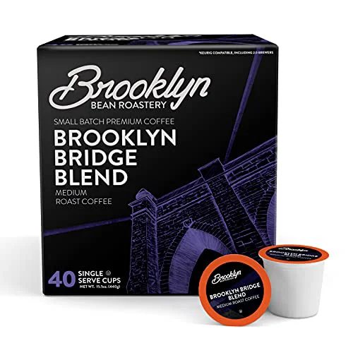 Certified Brooklyn Bridge Blend Gourmet Coffee 40 Count Breathable