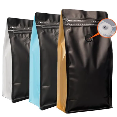 Dependable Coffee Bags with Valve 60 Count Refined