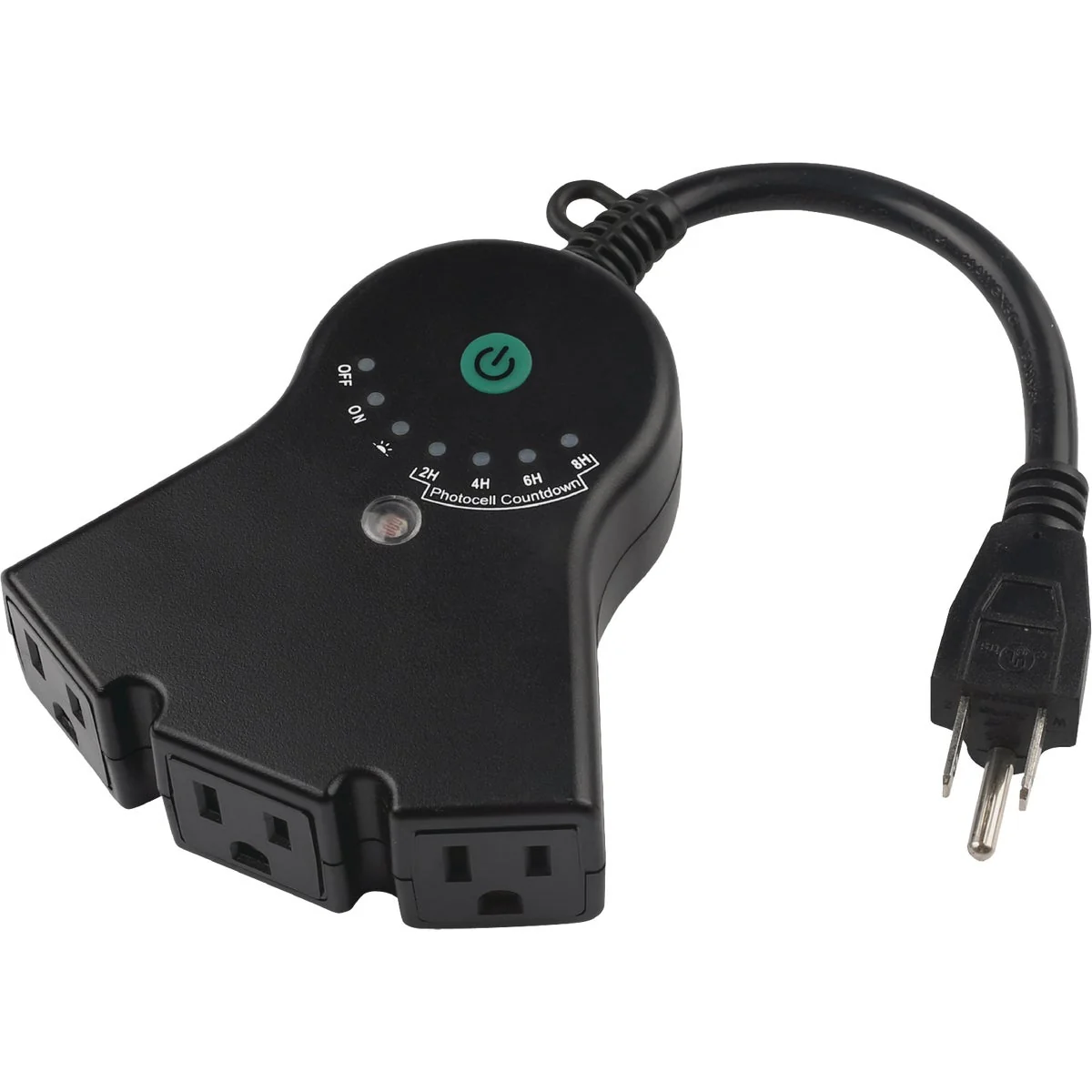 Comfortable 15A 125V 1875W Black Outdoor Timer Original Design
