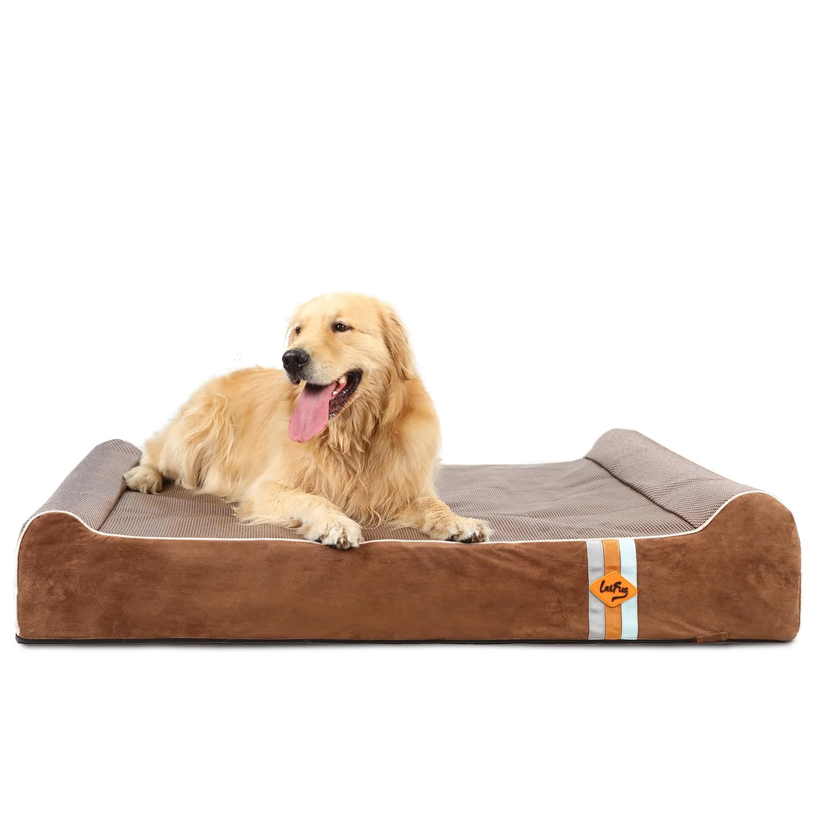 Fast Laifug Orthopedic Memory Foam Extra Large Dog Bed 50x36x10 Verified