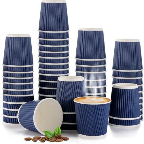 Consistent 4oz Disposable Paper Espresso Cups 200 Count Breathable