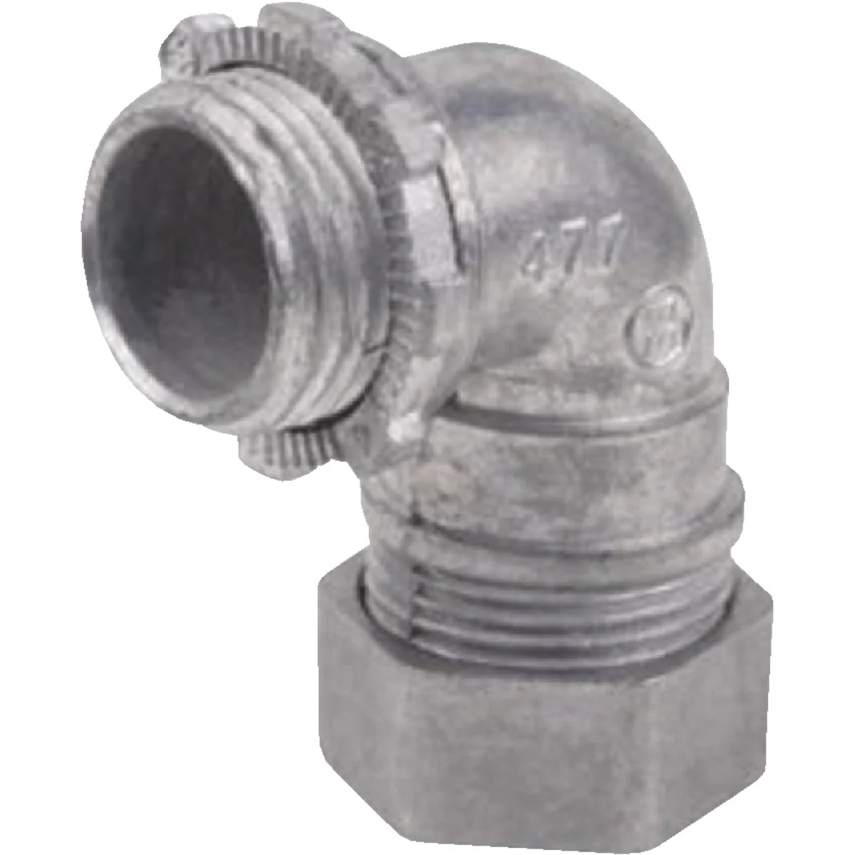 Specialty Halex 1 2 In. Compression 90-Degree EMT Conduit Connector Fine