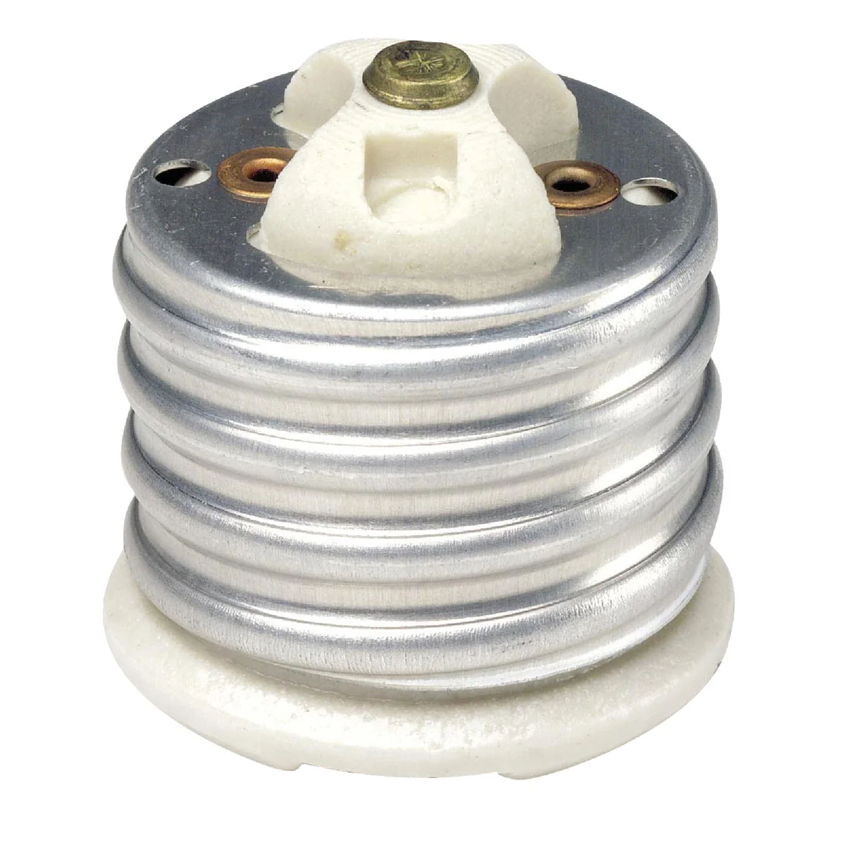 Modern Leviton Mogul to Medium Base 660W White Porcelain Socket Reducer Top-Quality