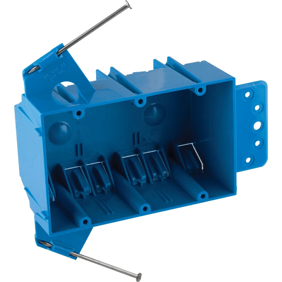 Genuine Carlon 3-Gang PVC Molded Wall Switch Box Contemporary