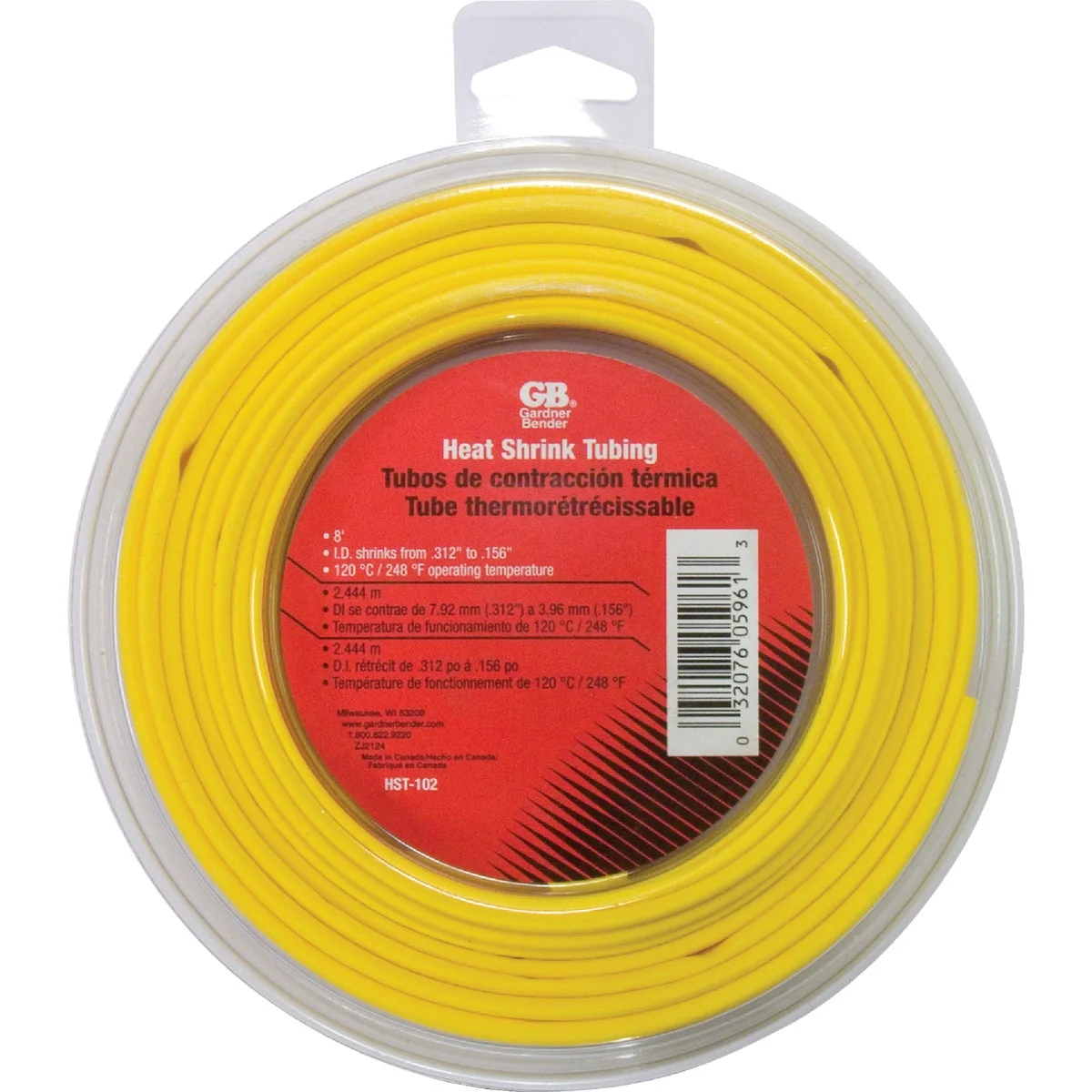 Long-Lasting Gardner Bender PVC 8 Ft. Heat Shrink Tubing Fashionable