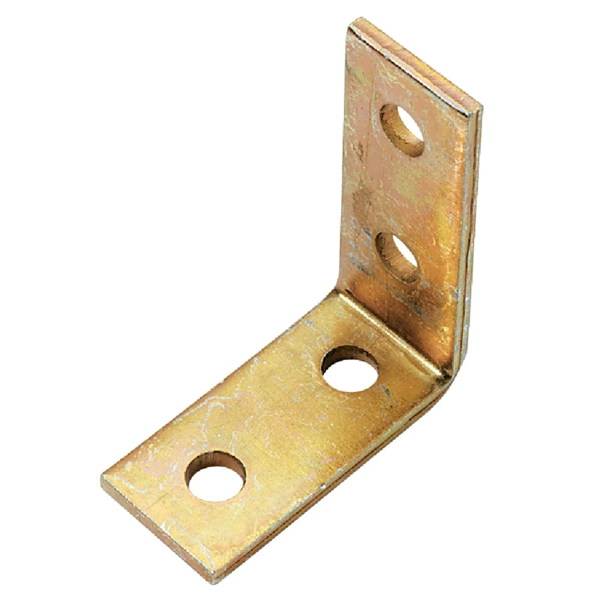 Green Superstrut 3-1 2 In. x 4-1 8 In. Corner Goldgalv Electroplated Zinc Bracket High-Performance