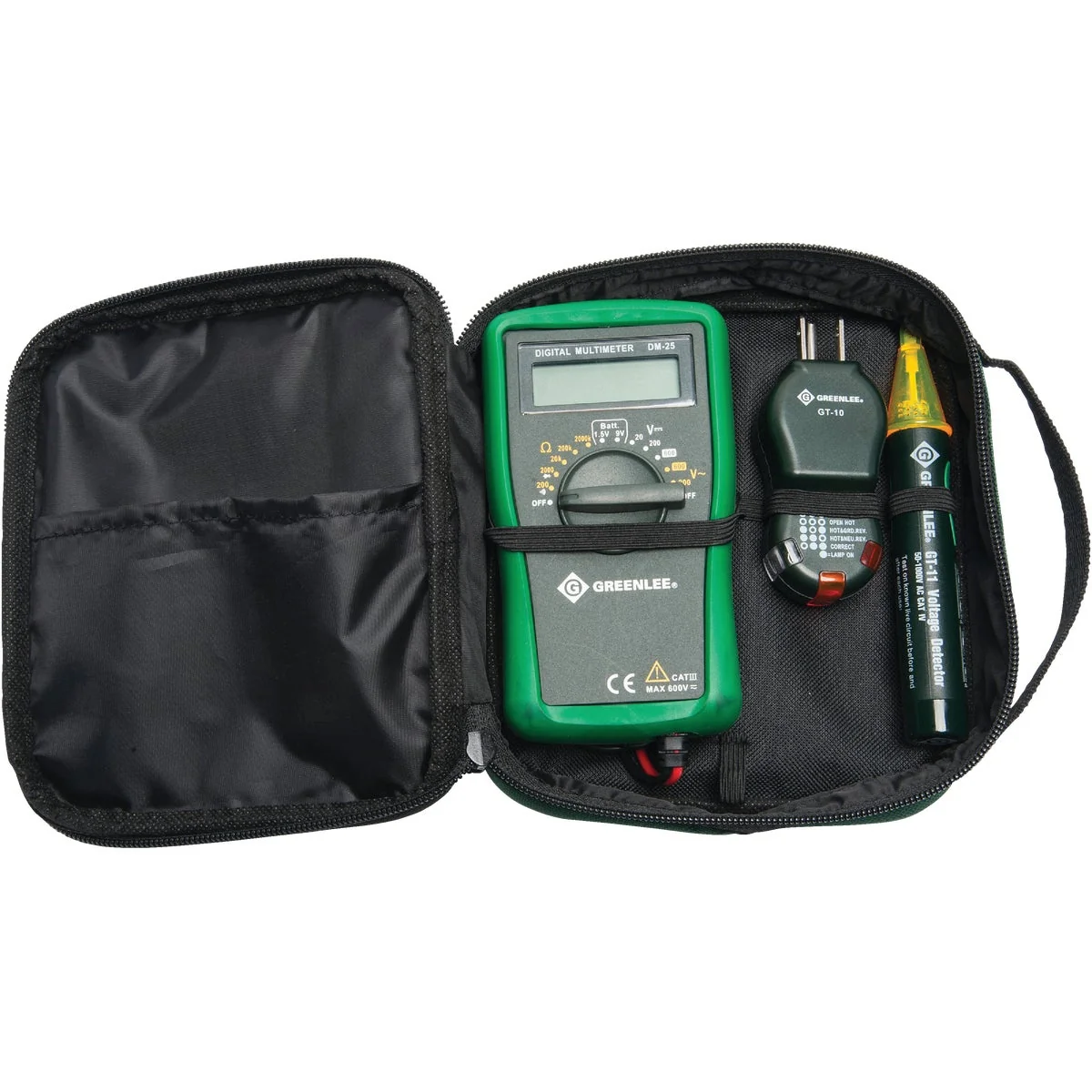 Luxury Greenlee 3-Piece Multimeter Test Kit with Case Authentic