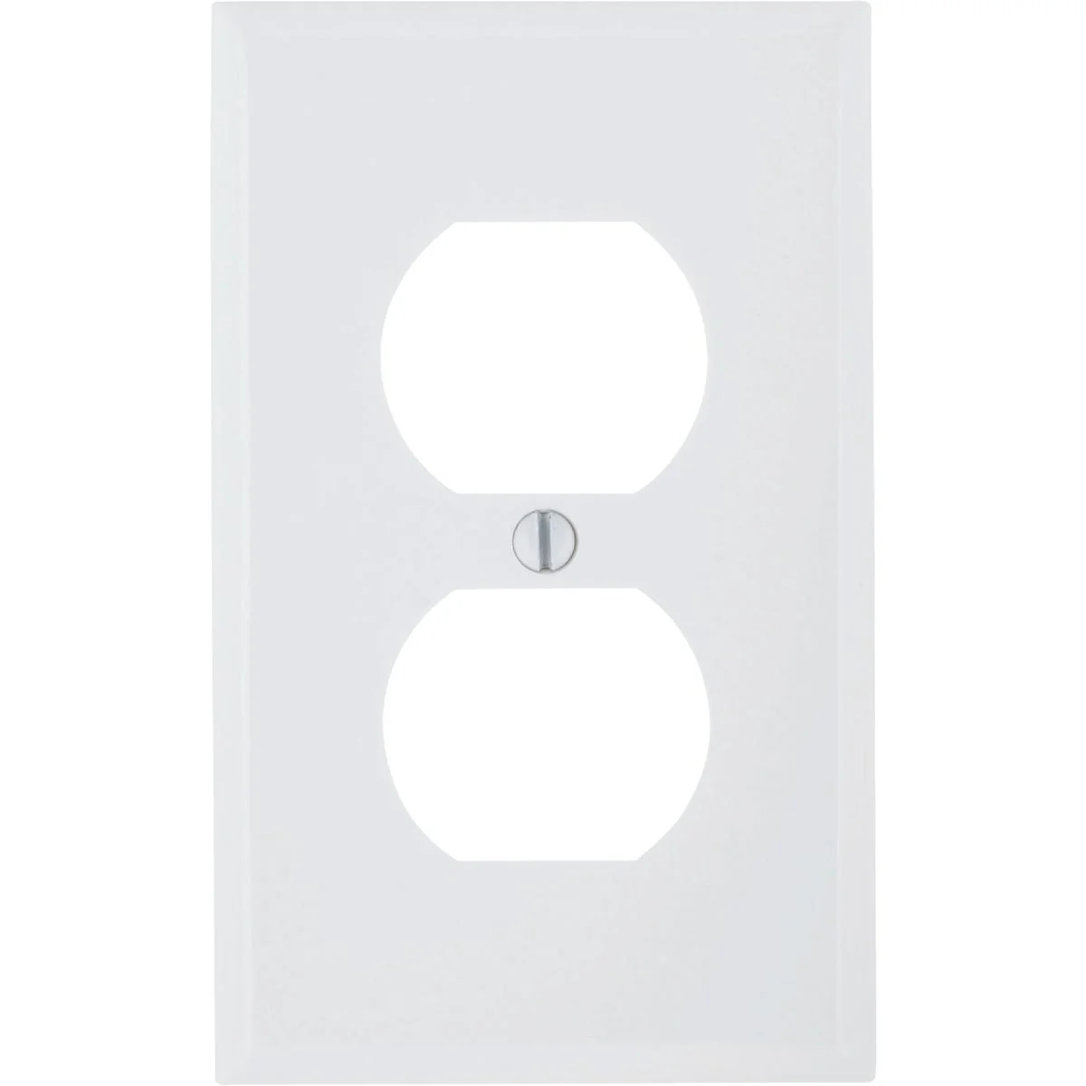 Exceptional Leviton Commercial Grade 1-Gang Thermoplastic Outlet Wall Plate White Trendy