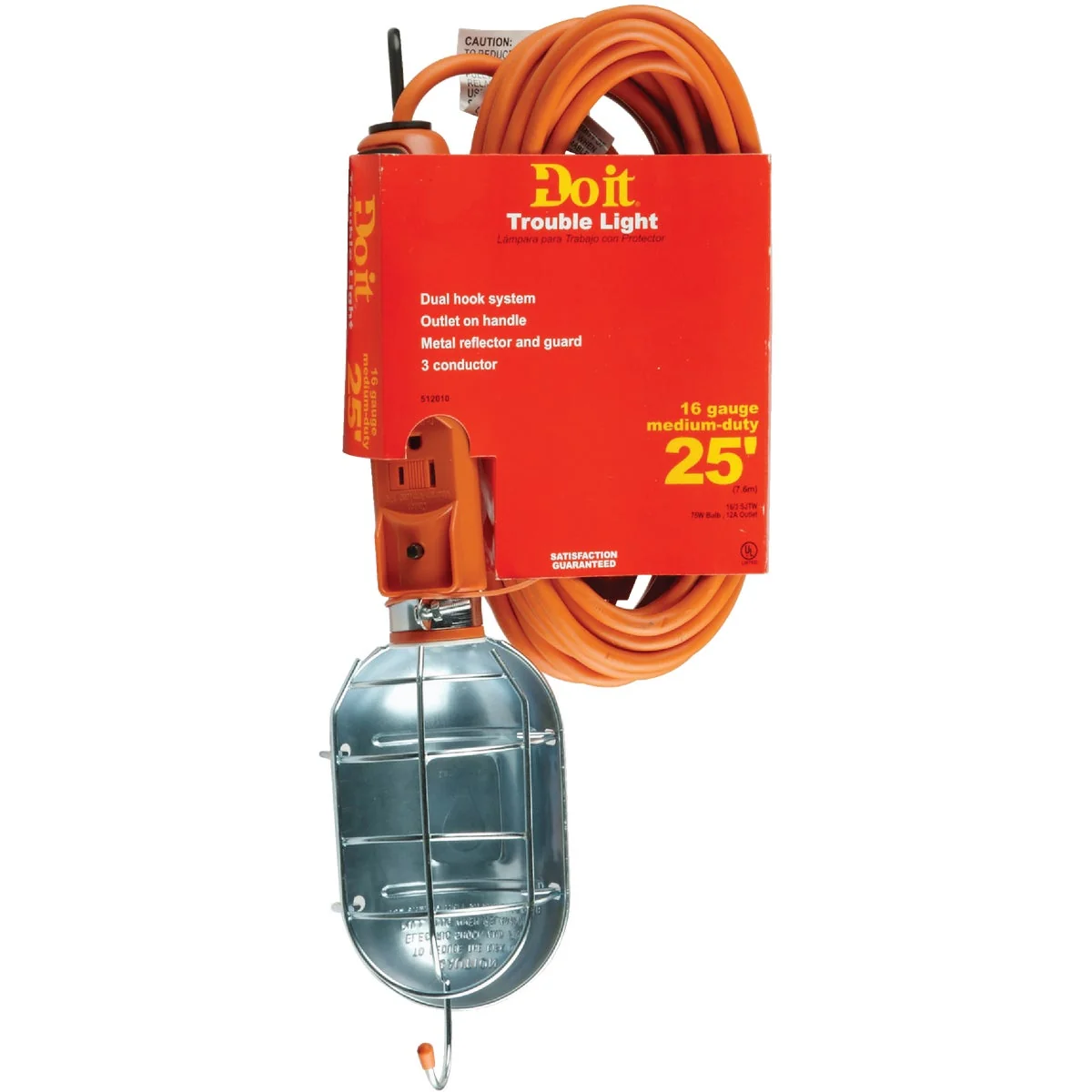 Responsible Do it Premium 75W Incandescent Trouble Light with 25 Ft. Power Cord Outstanding