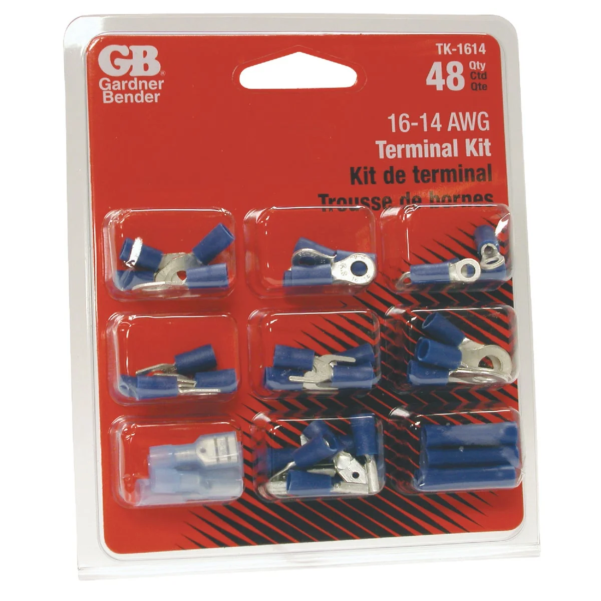 Consistent Gardner Bender 14 to 16 AWG 48 Pieces Wire Terminal Kit Certified