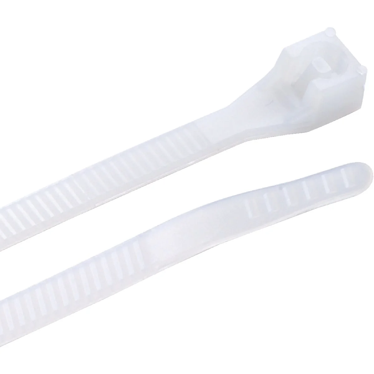 Smooth Gardner Bender 4 In. x 0.10 In. Natural Color Nylon Cable Tie 100-Pack Consistent