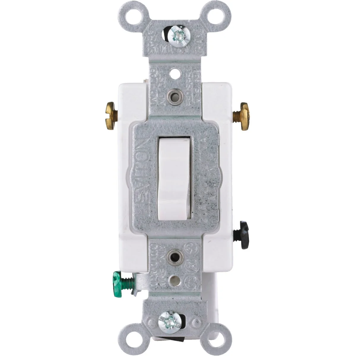 Organic Leviton Toggle White 20A Grounding Quiet 3-Way Switch Breathable