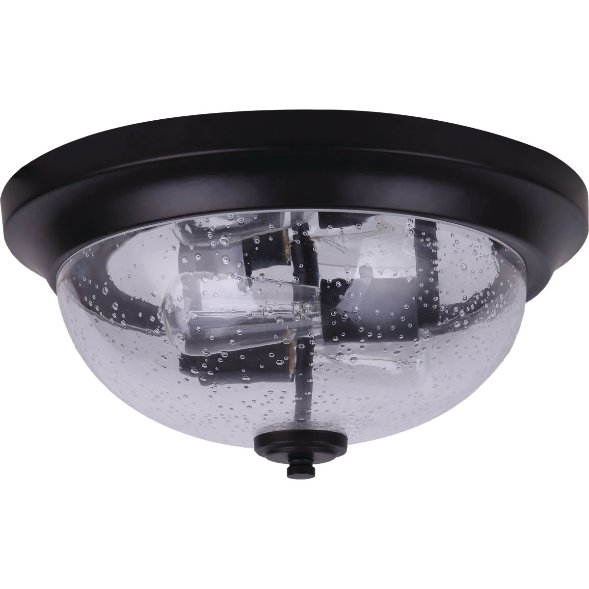 Selected Home Impressions 13 In. Oil Rubbed Bronze LED Flush Mount Ceiling Light Fixture High-Grade