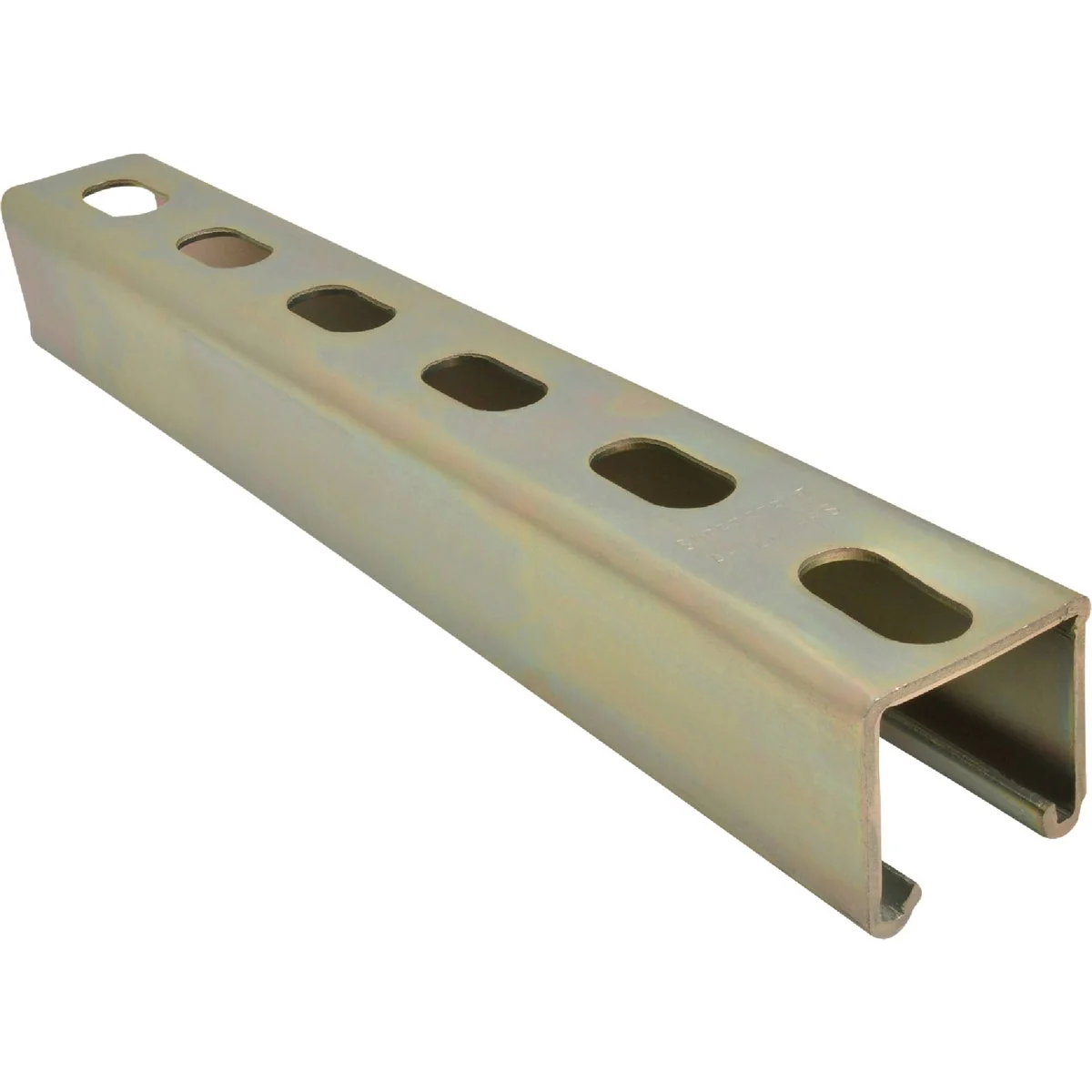 Prestigious Superstrut 4 ft. 12 Ga. Gold Galvanized Electroplated Zinc Strut Channel Convenient