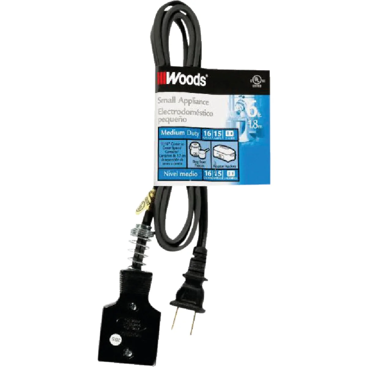 Premium Woods 6 Ft. 16 2 15A Roaster Appliance Cord Minimalist