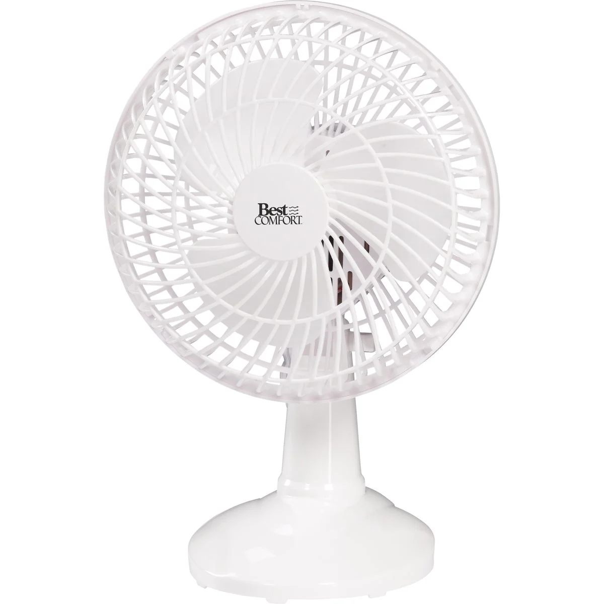 Unique Comfort 6 In. 2-Speed White Clip-On Fan Fine