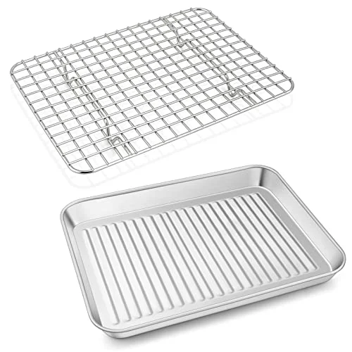 Exceptional Baking Pan with Wire Rack Excellent
