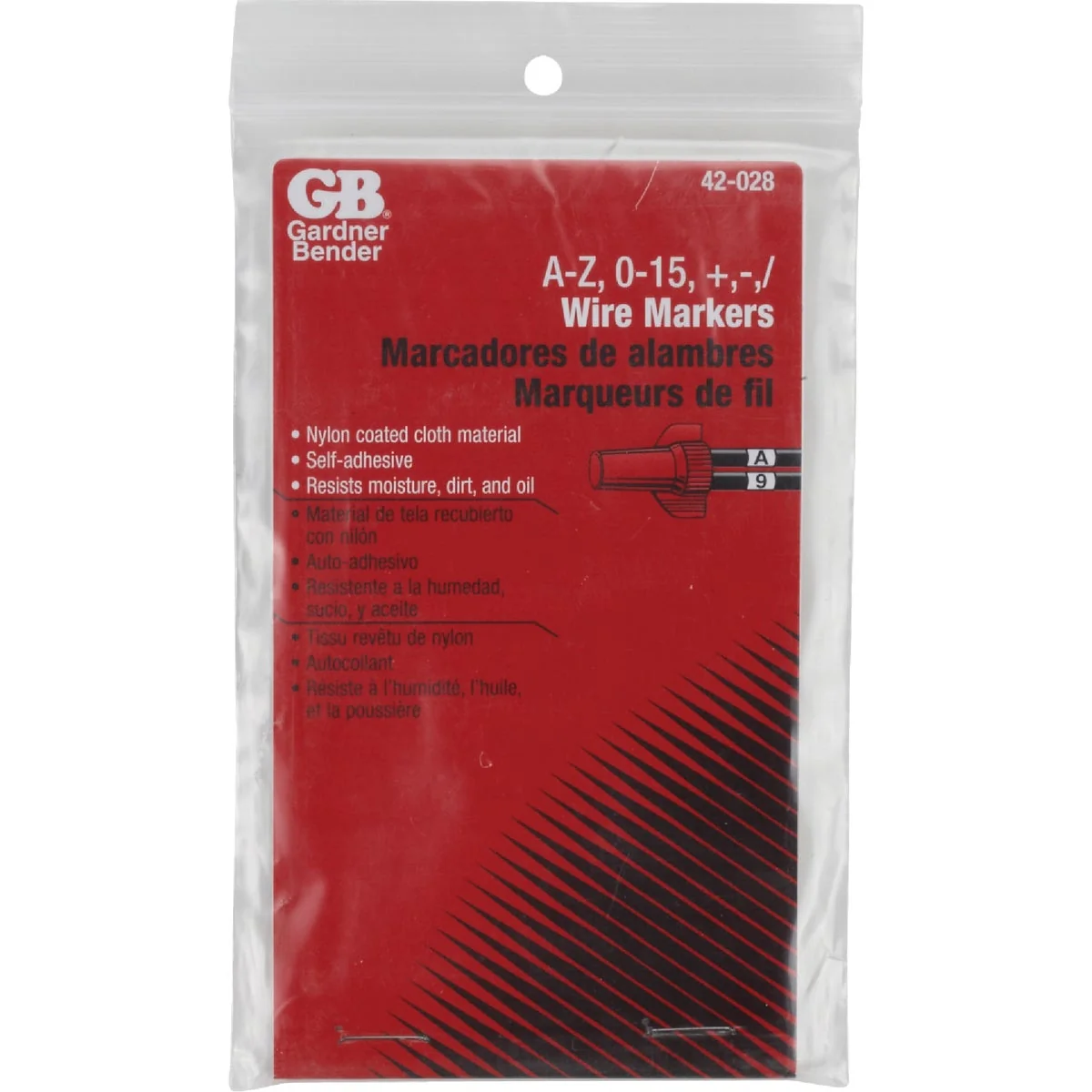 Stylish Gardner Bender Vinyl Cloth Wire 40 Deg F to 300 Deg F Temperature Range Wire Labels Original