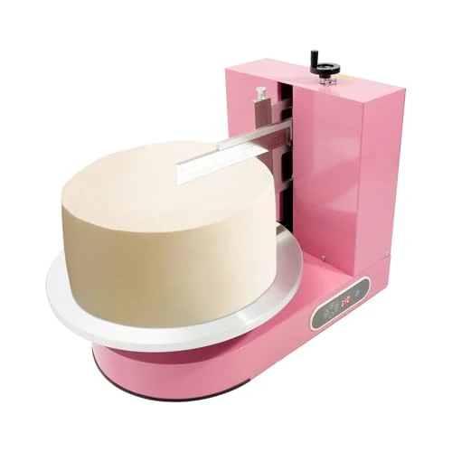 Green Electric Cake Decorating Machine Cream Coating Spreading Smooth Machine Surface Scraper for 4 Prestigious