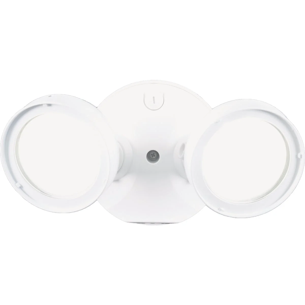 Sophisticated Halo Lumen Selectable White Twin Head LED Floodlight Fixture Flexible