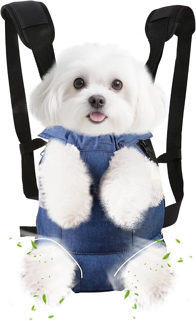 Optimized Inspack Dog Backpack Carrier Cat Carrier Adjustable Pet Front Carriers Travel Functional