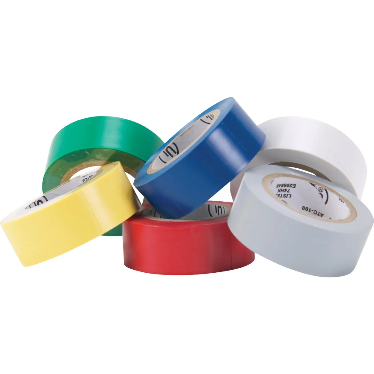 Expertly Made Do it General Purpose 3 4 In. x 20 Ft. Assorted Color Electrical Tape 6-Pack Solid