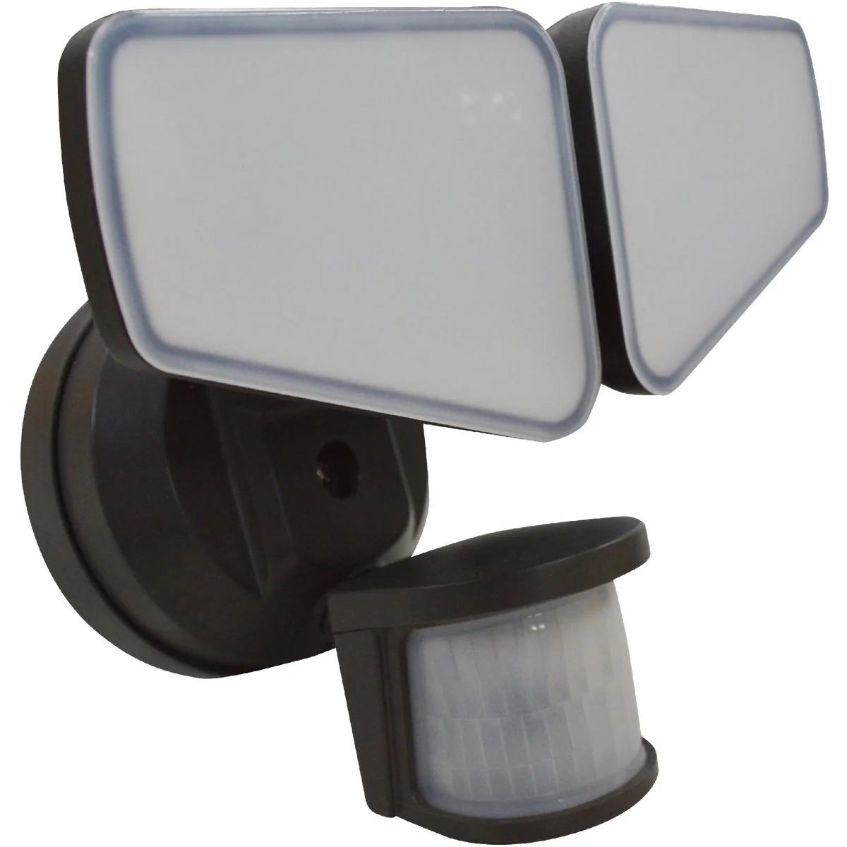 First-Class Bronze Motion Sensing Dusk-to-Dawn LED Floodlight Fixture Reusable