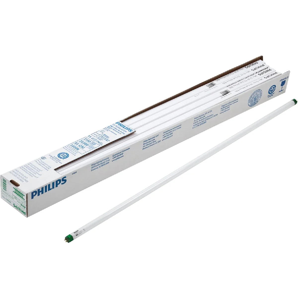 First-Class Philips 21W 34 In. Bright White T5 Miniature Bi-Pin Fluorescent Tube Light Bulb Premium