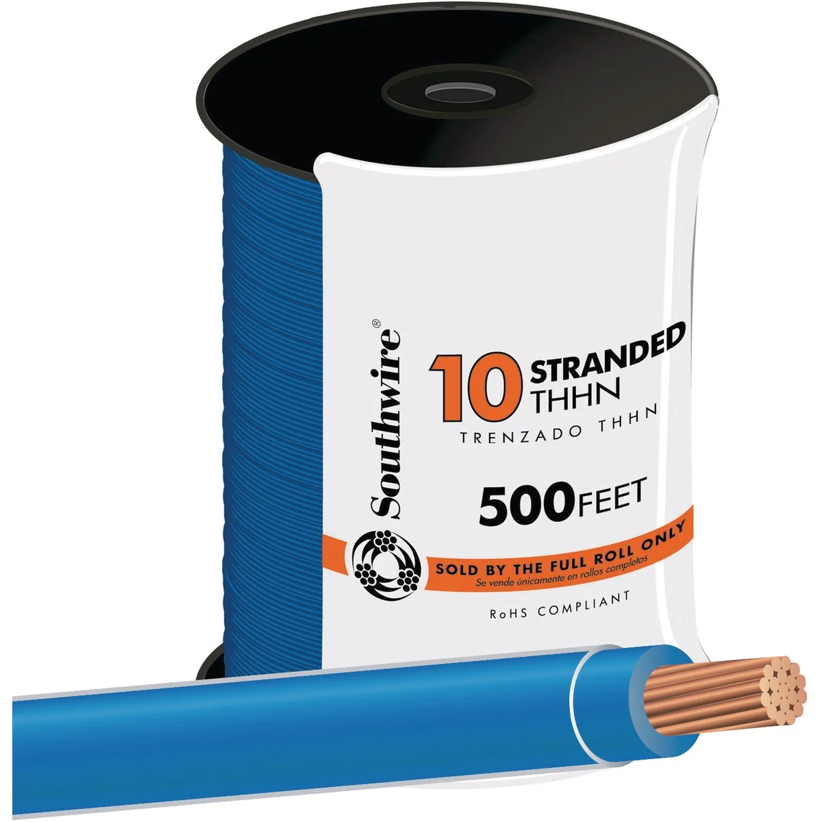 Sophisticated Southwire 500 Ft. 10 AWG Stranded Blue THHN Electrical Wire Quality