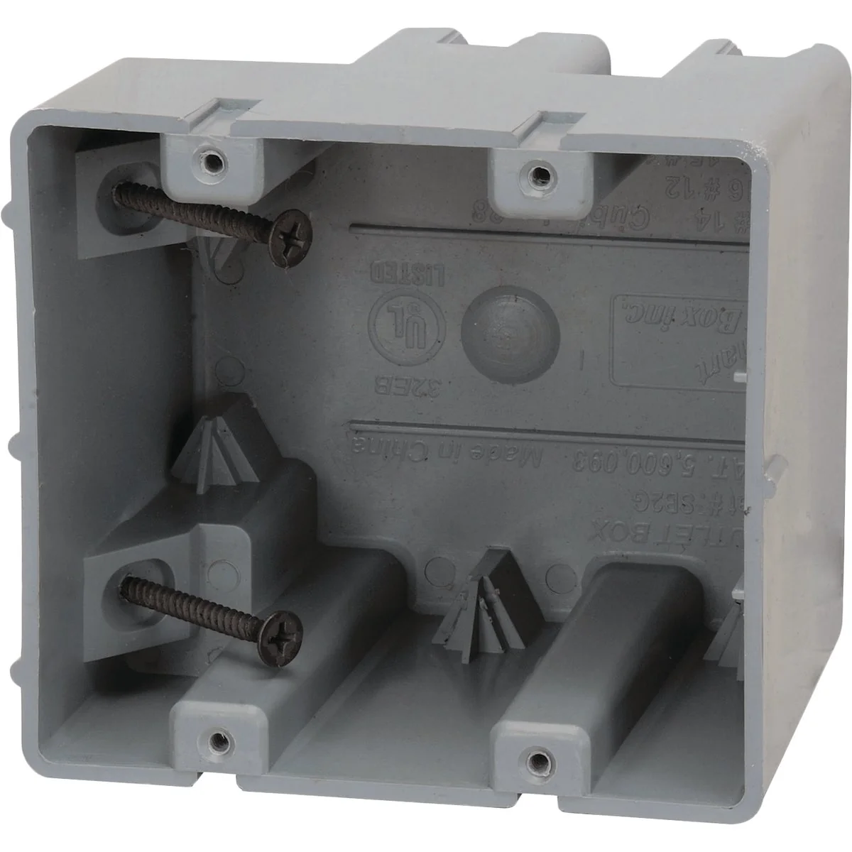 Healthy Madison Electric Smart Box 2-Gang PVC Molded Wall Box Elite