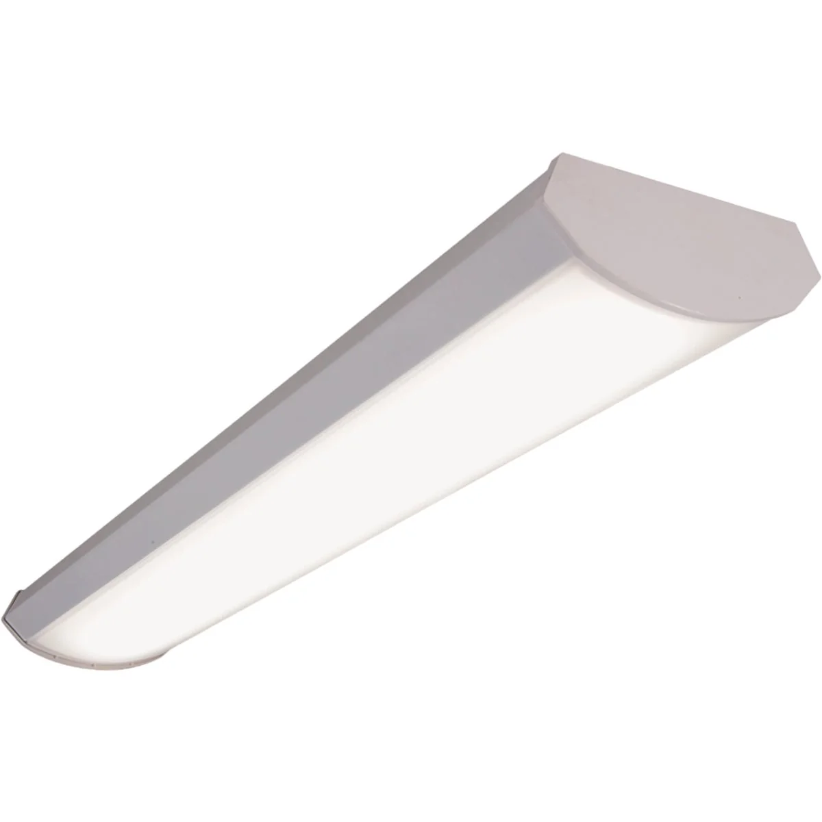 Secure Metalux 2 Ft. LED Wraparound Ceiling Light Fixture 2300 Lm. Pure
