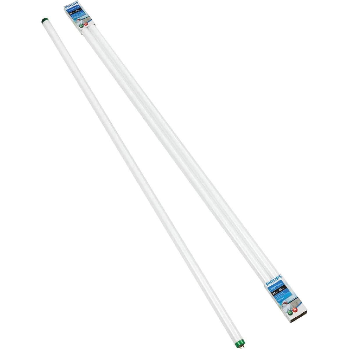 Next-Generation Philips 32W 48 In. Daylight T8 Medium Bi-Pin Fluorescent Tube Light Bulb 2-Pack Flexible