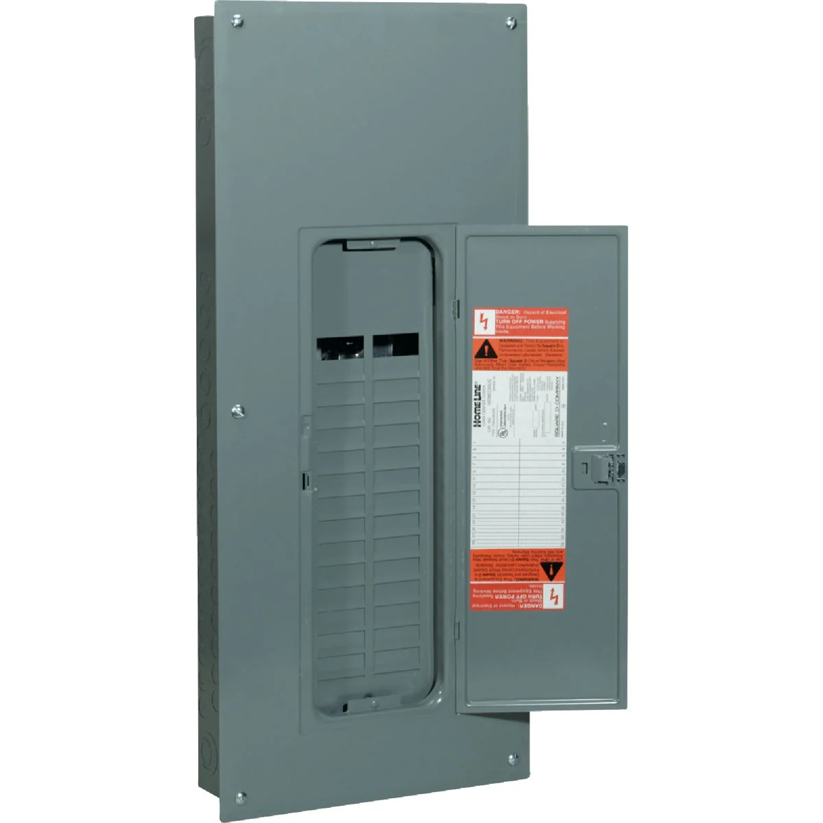 Genuine Square D Homeline 225A 30-Space 60-Circuit Indoor Main Lug Plug-on Neutral Load Center Smooth
