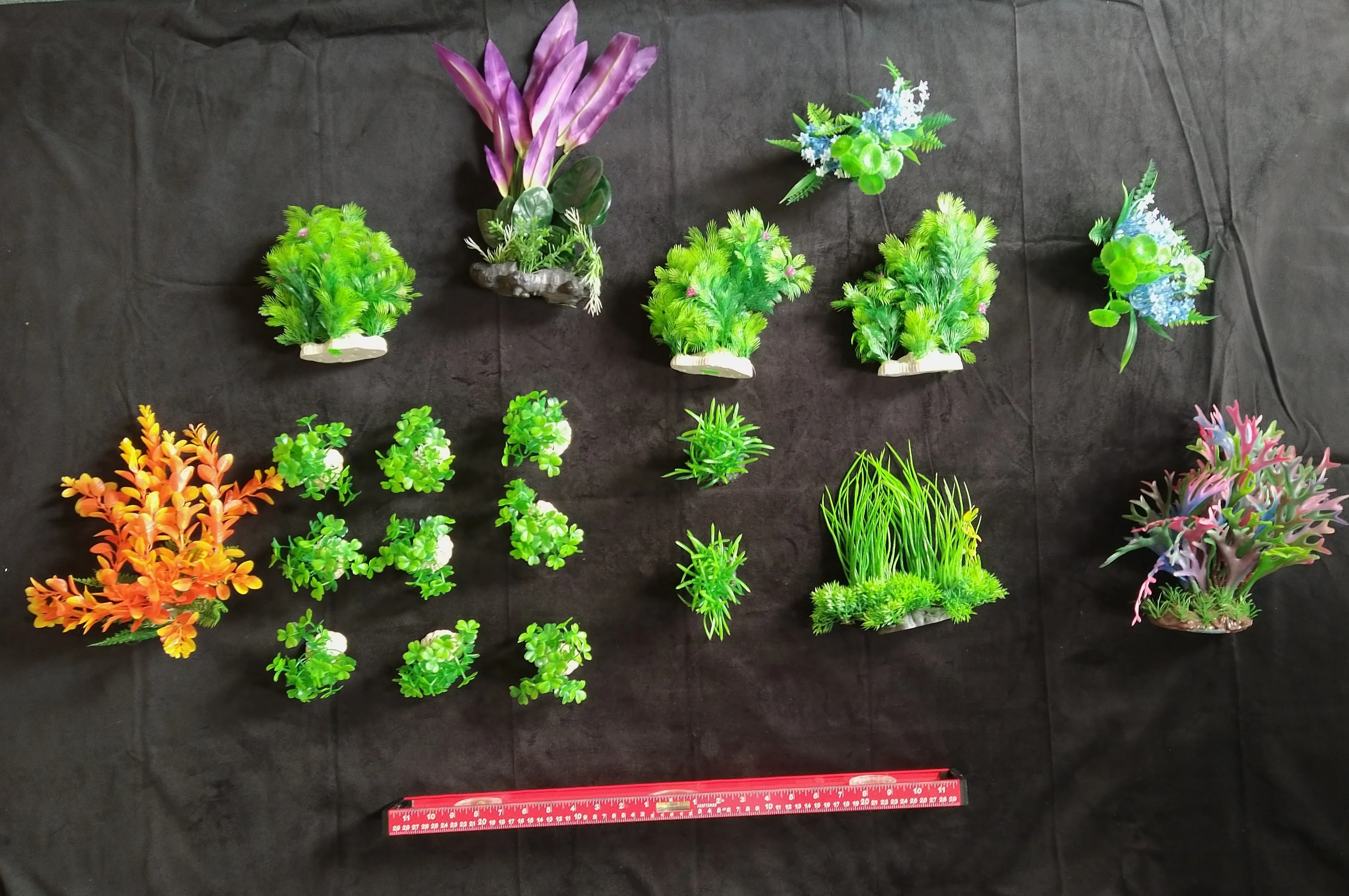 Proven Premium Artificial Aquarium Plant Package for Fish Tank Leprechaun City Sustainable