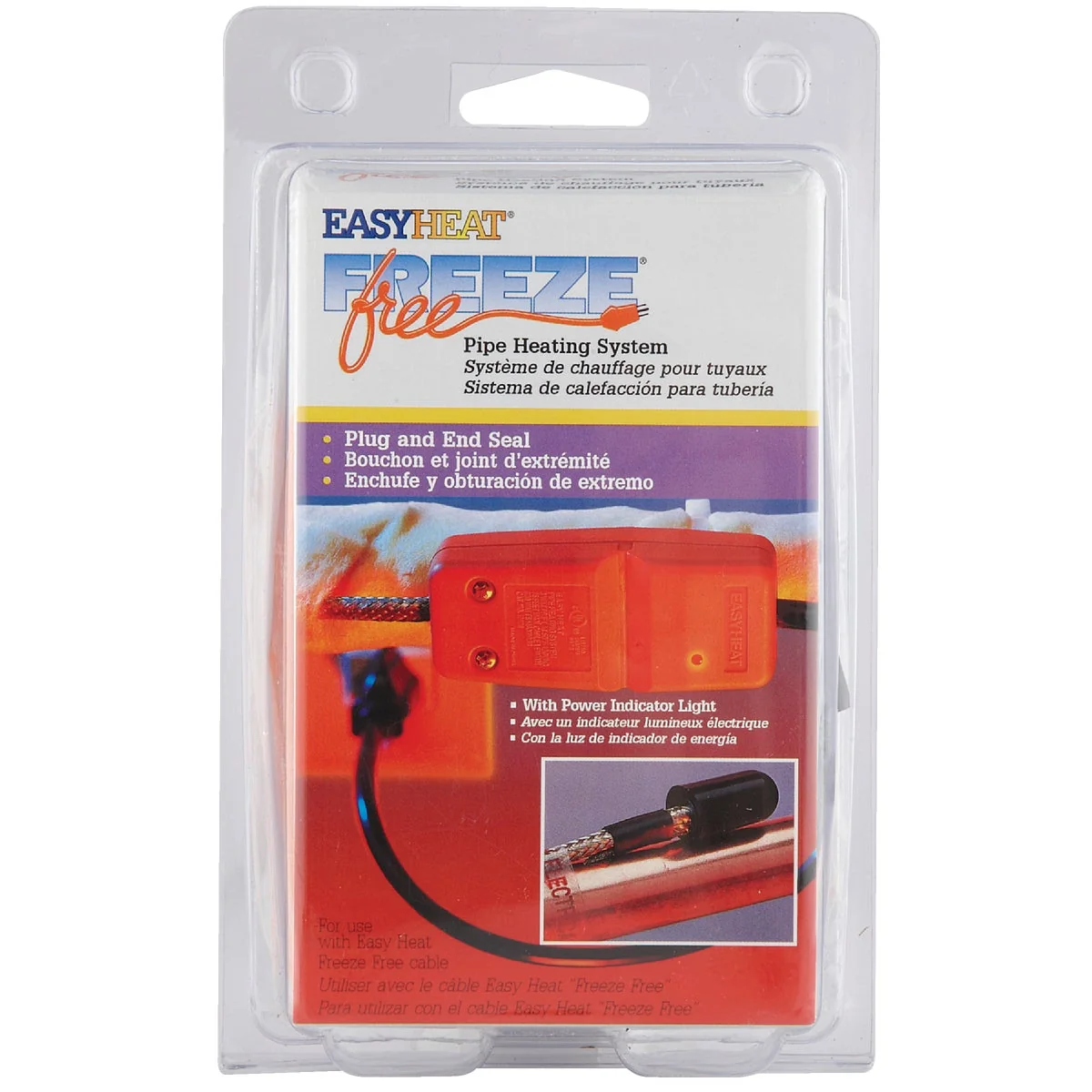 Lightweight Easy Heat ze 30 In. 10A Plug Kit For Pipe Heating Cable Flexible