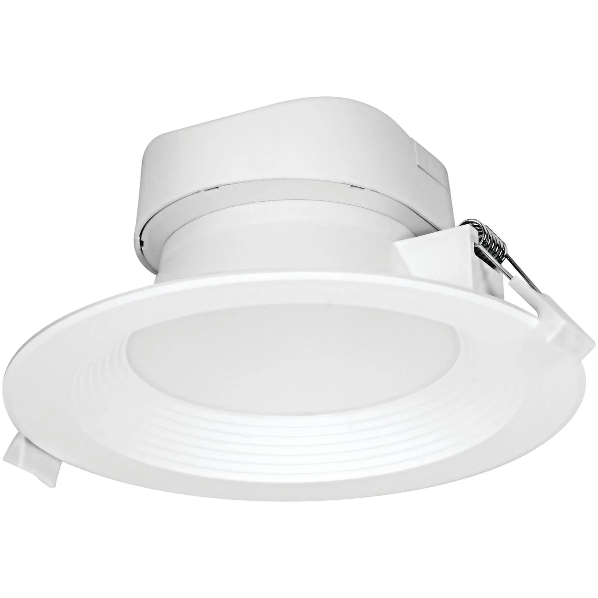 Efficient Satco 5 In. 6 In. Direct Wired IC Rated White 4000K LED Recessed Light Kit Lightweight