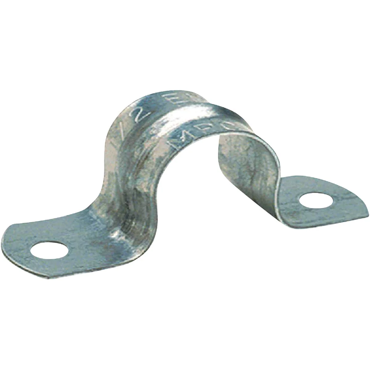 Next-Generation Halex 2 In. Click-On EMT 2-Hole Conduit Strap 2-Pack Long-Lasting