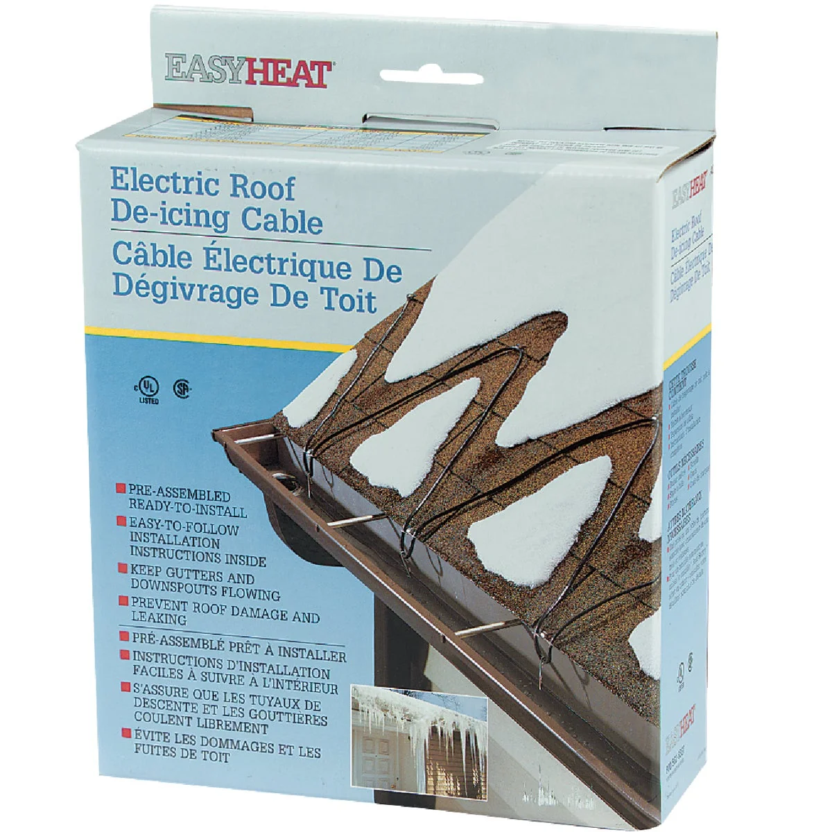 Prestigious Easy Heat 120 Ft. 120V 5W De-Icing Roof Cable Effective