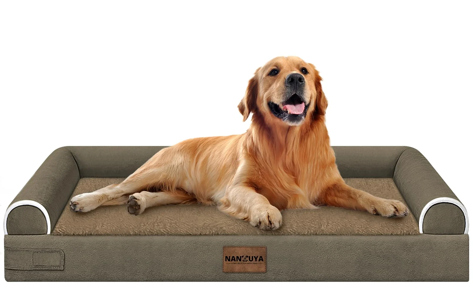Reliable NANUYA Large Orthopedic Dog Bed – XL Memory Foam Sofa with Waterproof Removable Cover Healthy