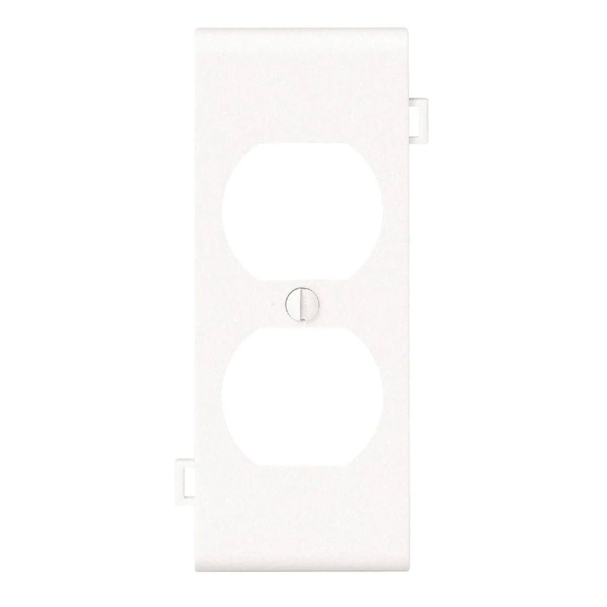 Quality Leviton Duplex Center Sectional 1-Gang Plastic Outlet Wall Plate White Comfortable