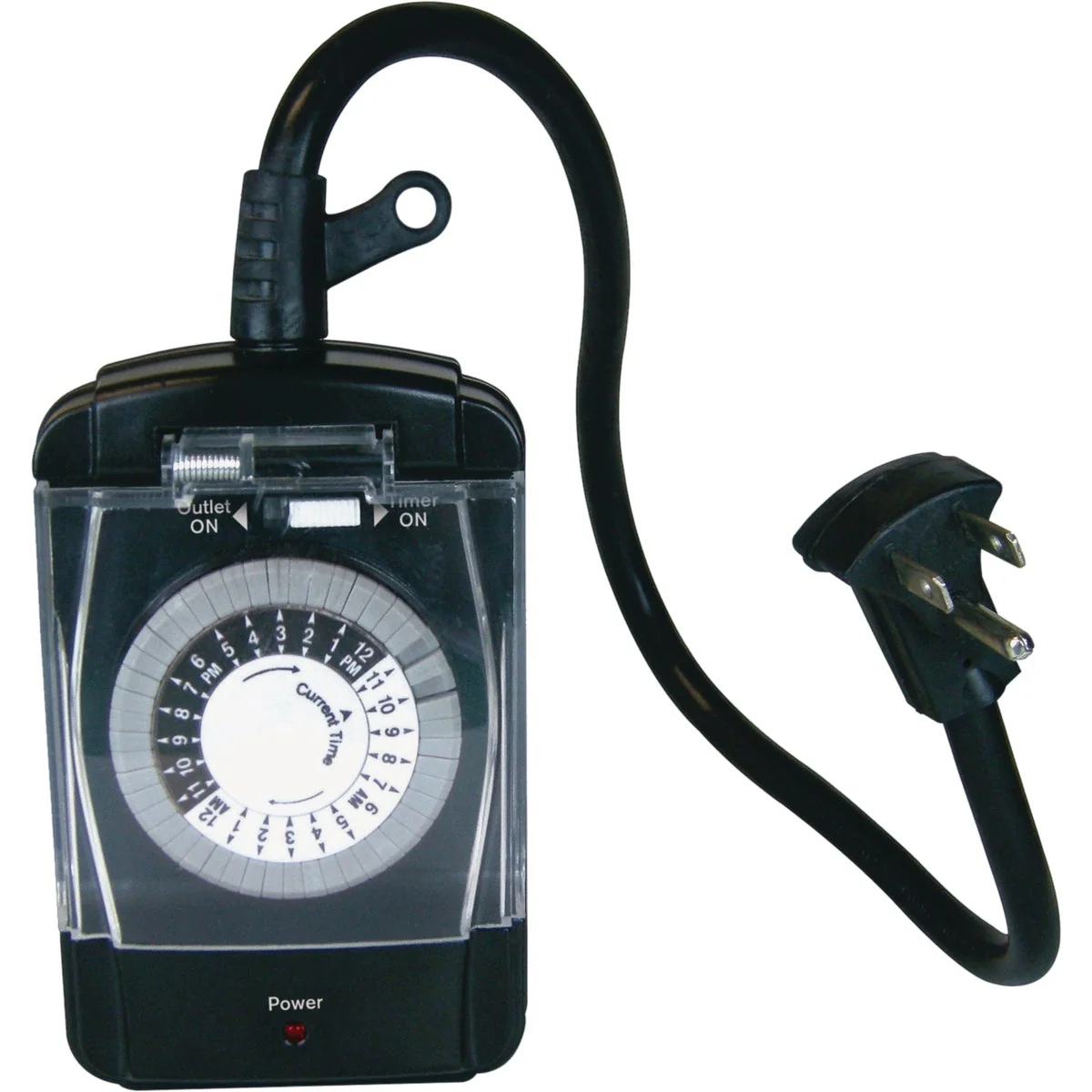 Fine Prime 15A 125V 1875W Black 24 Hr. Outdoor Timer Professional